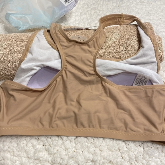Maley solid 10 racer back swim bra size XL. NWT - Picture 2 of 5